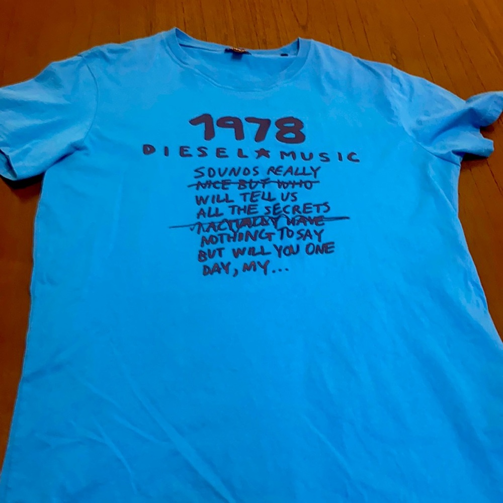 Original Diesel Tshirt blue XL